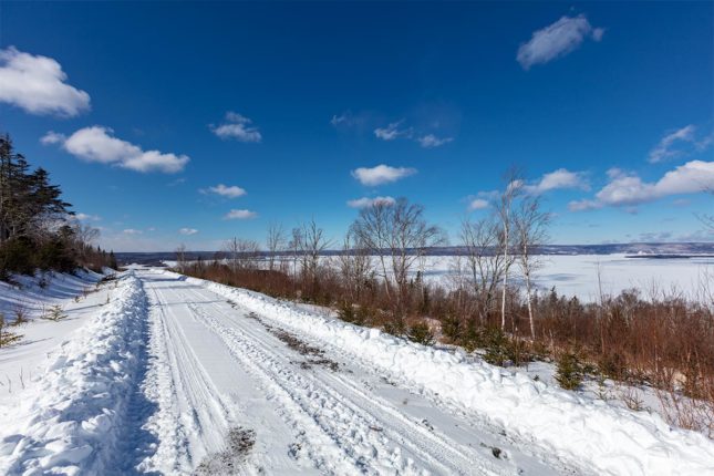 Winter auf Cape Breton Island - www.goldenlakeestates.com