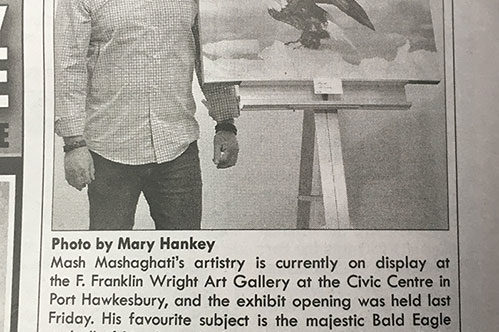 Ausstellung in der J. Franklin Wright Gallery in Port Hawkesbury