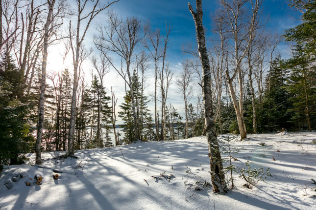 Mobile Home Anlieferung auf Cape Breton Island