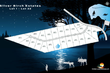 Sliver Birch Estates Lageplan Lot 1 - Lot 22
