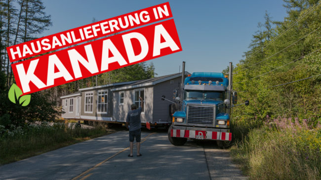Hausanlieferung in Kanada - Cape Breton Island