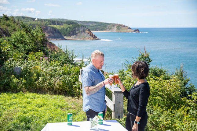 Aussicht vom Cabot Trail in Cape Breton Island