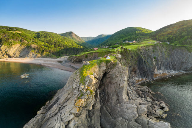 Auf 300 km führt die Route um die Nordspitze von Cape Breton Island