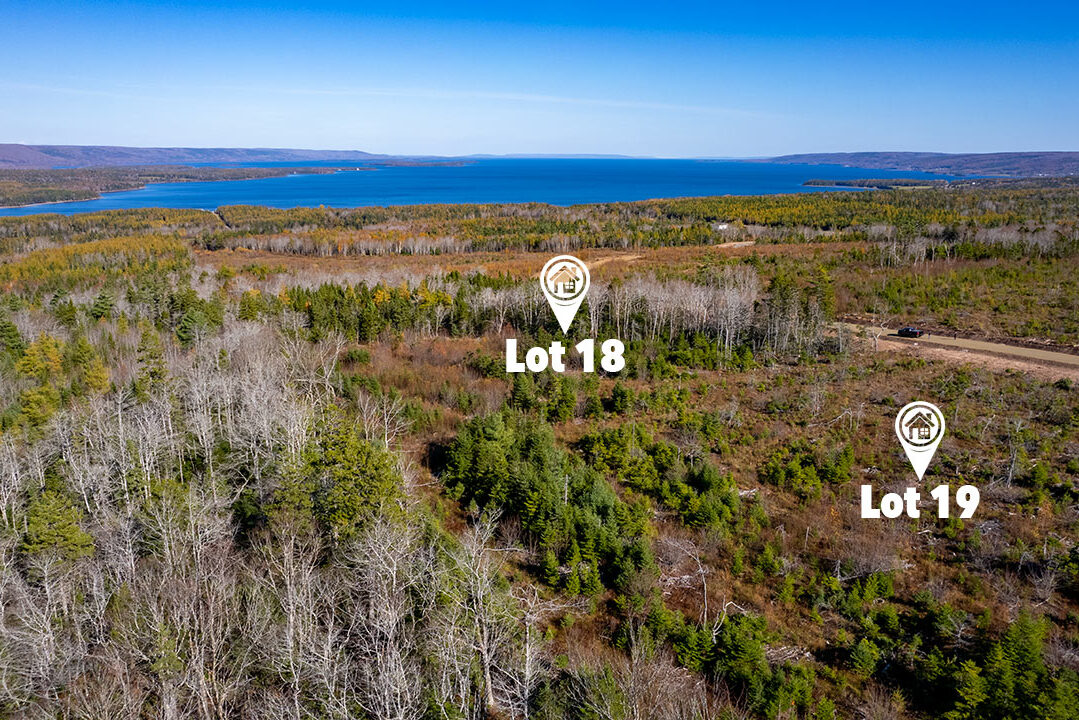 Die 4 Grundstücke der West Bay Hills „Bay View“ Erschließung sind zwischen rd. 9.070 und 9.260 Quadratmetern groß.