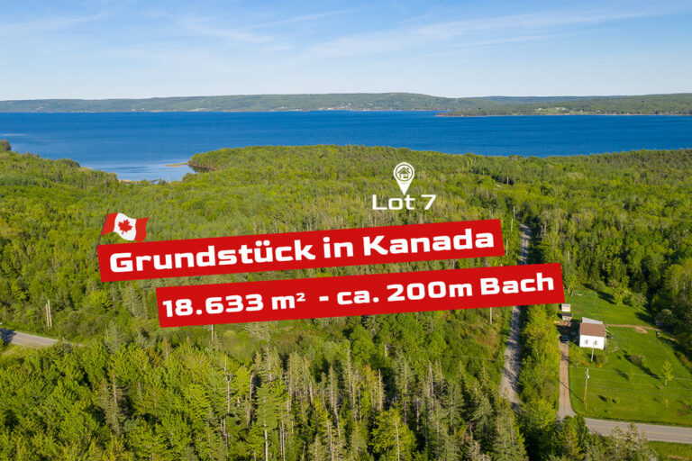 Grundstück in Kanada - 18.633 m² mit einem über 200m langem Bach