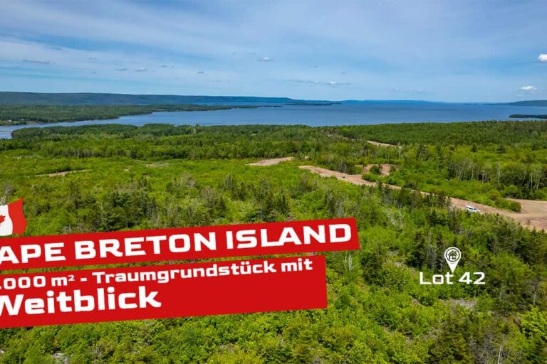 Cape Breton Island - 9.000 m² Traumgrundstück mit Weitblick