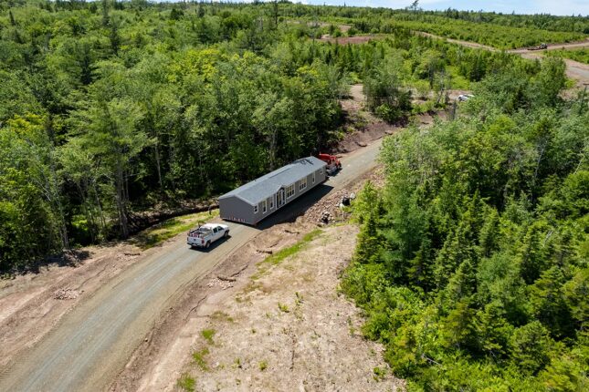 Mini Home wird nach Cape Breton Island, Kanada geliefert
