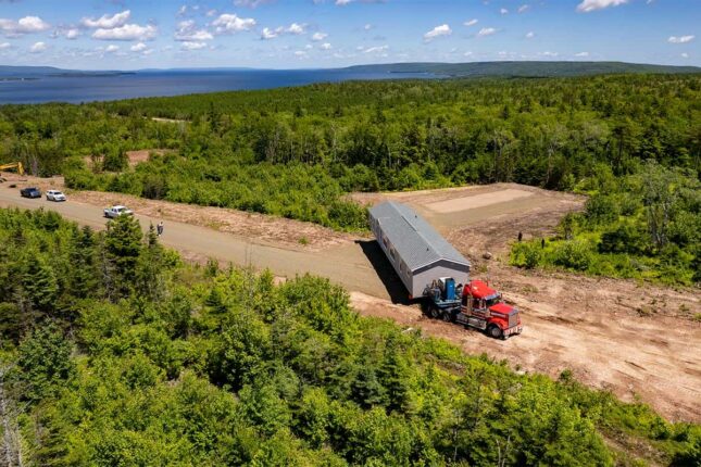 Am Grundstück angekommen…