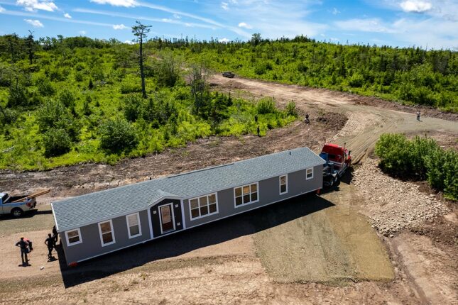Mini Home wird nach Cape Breton Island, Kanada geliefert