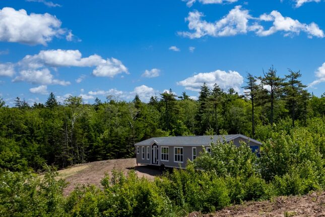 Geschafft! Das Mini Home steht
