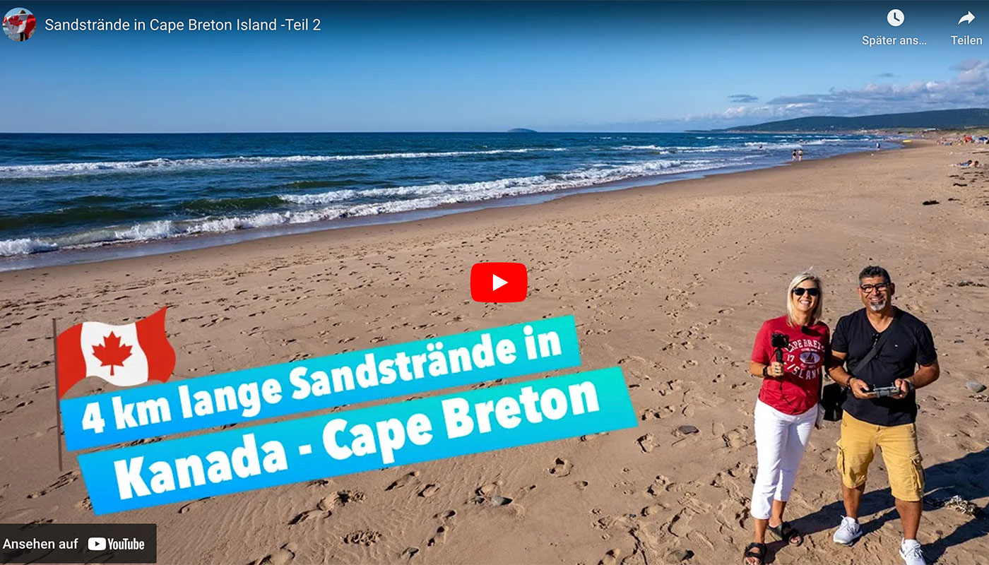 Sandstrände in Cape Breton Island -Teil 2