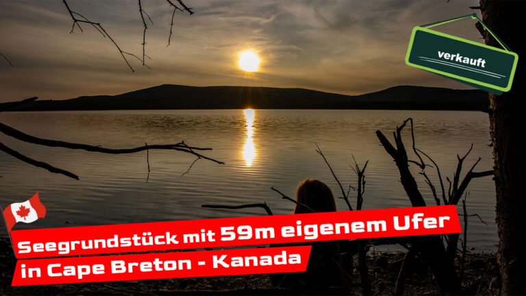 Wassergrundstück mit eigenem Ufer in Kanada, Cape Breton Island