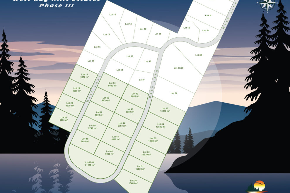 West Bay Hills Phase III Karte