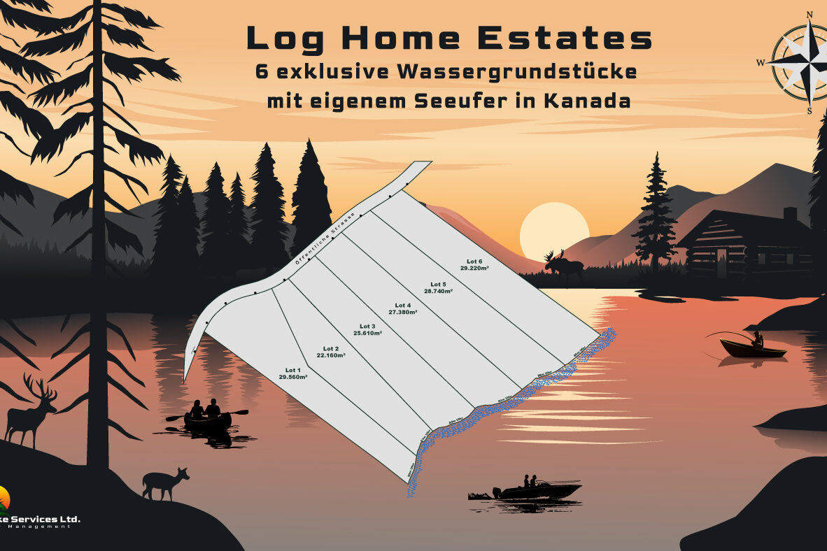 Log Home Estates Karte